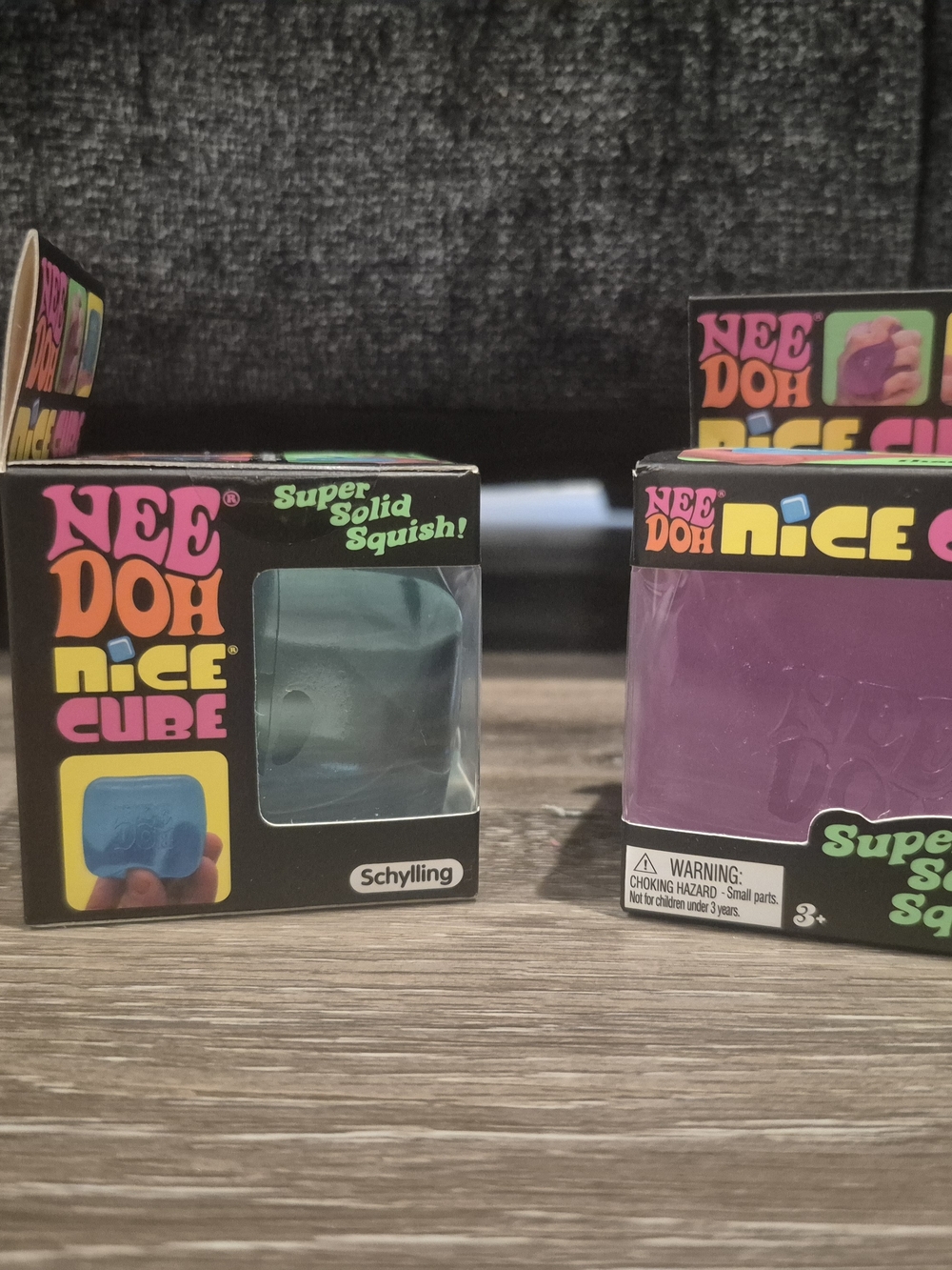 Needoh Nice Cube 2 Pack Purple And Blue New In Package